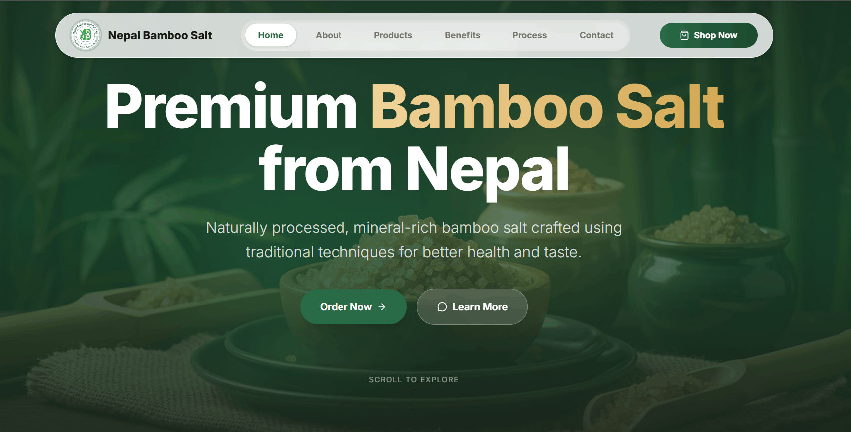 Nepal Bamboo Salt