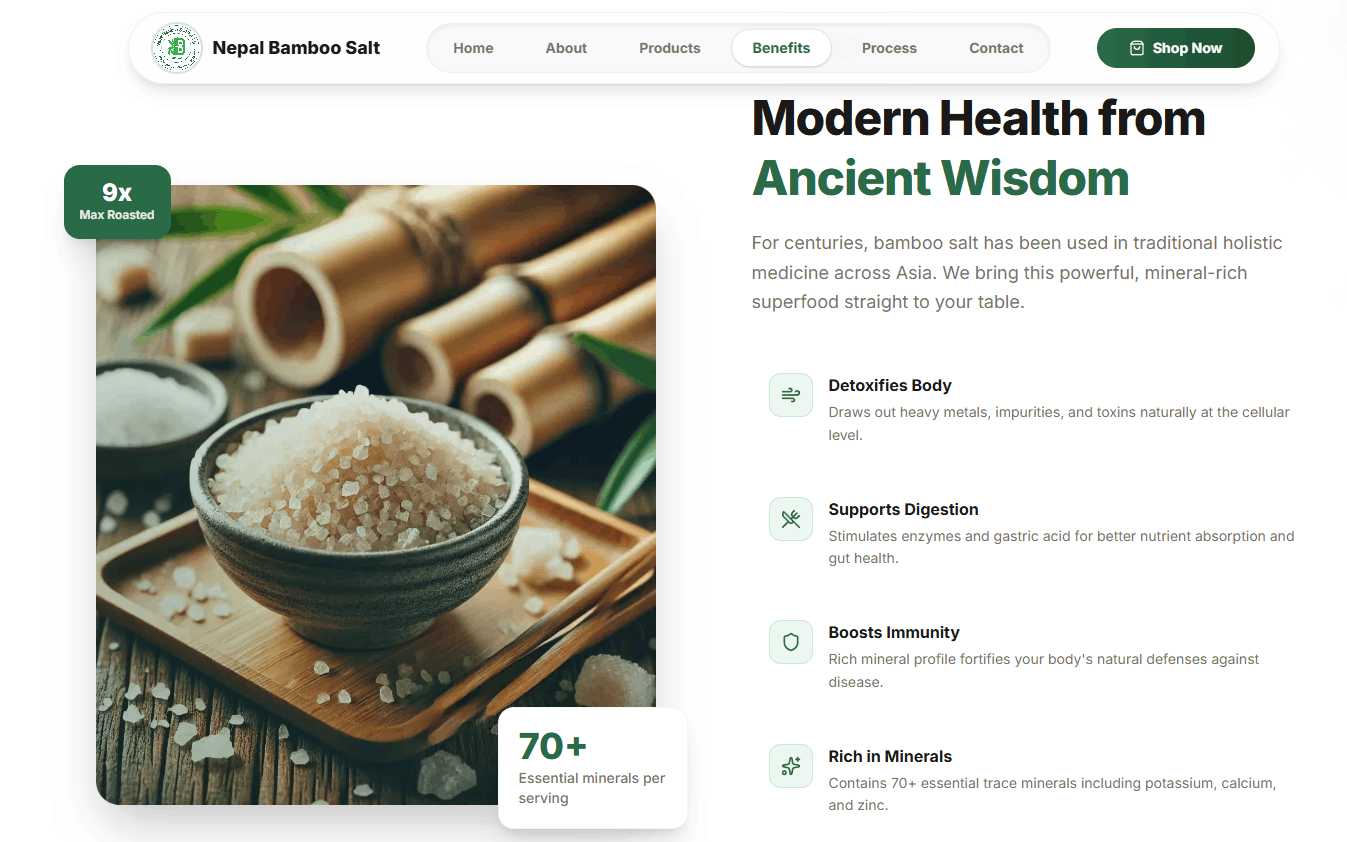Nepal Bamboo Salt preview 3