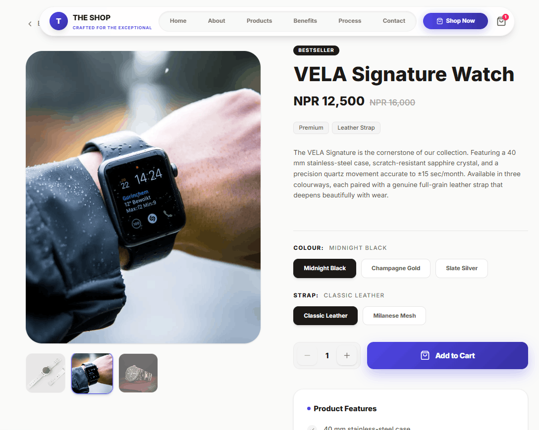 Sajilo Static Template preview 3